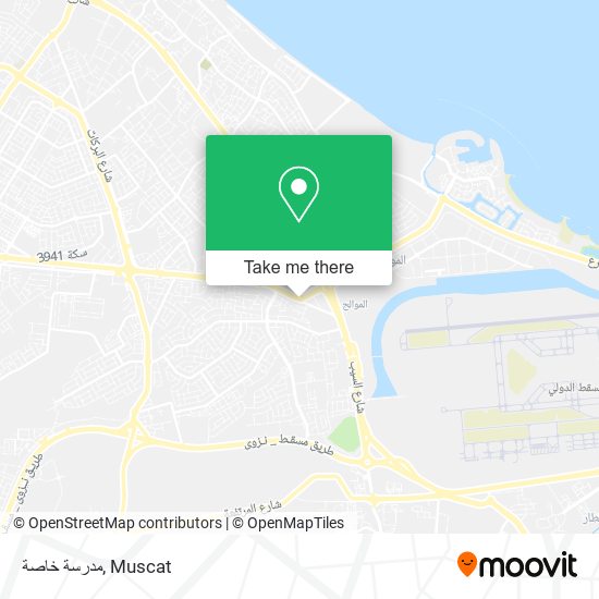 مدرسة خاصة map