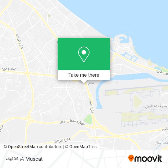 شركة لبيك map
