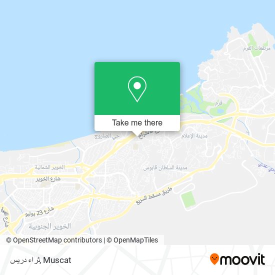 ثراء دريس map