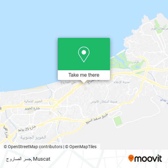 جسر الصاروج map