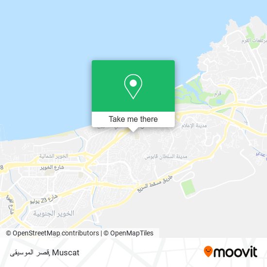 قصر الموسيقى map