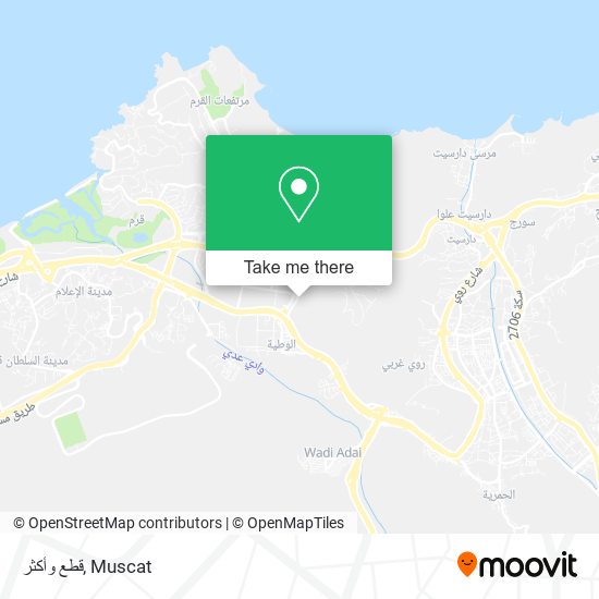 قطع وأكثر map