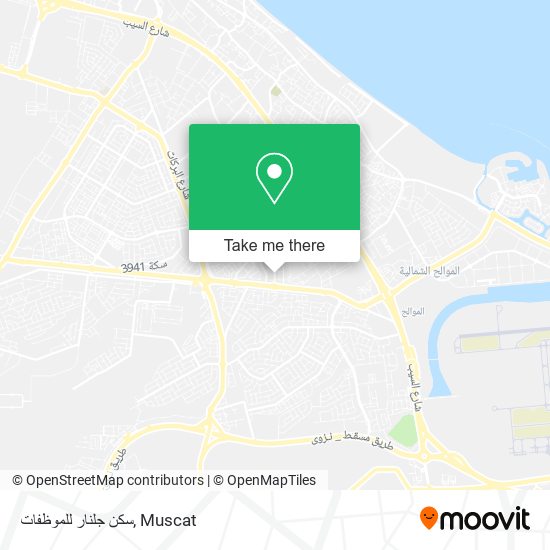 سكن جلنار للموظفات map
