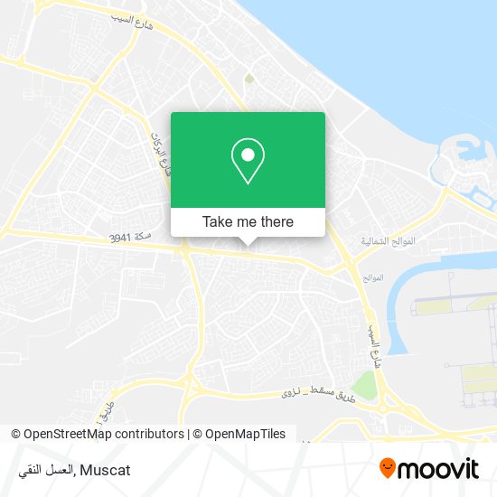 العسل النقي map