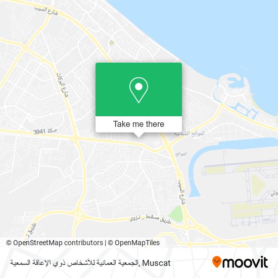 الجمعية العمانية للأشخاص ذوي الإعاقة السمعية map