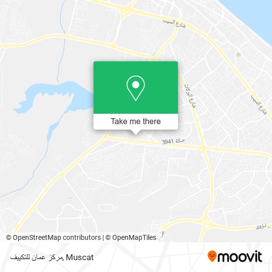 مركز عمان للتكييف map