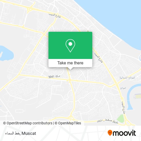 خط السماء map