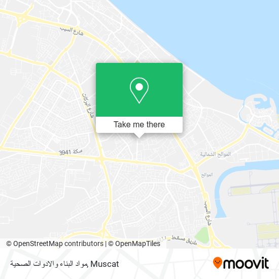 مواد البناء والادوات الصحية map