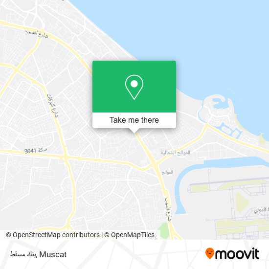 بنك مسقط map