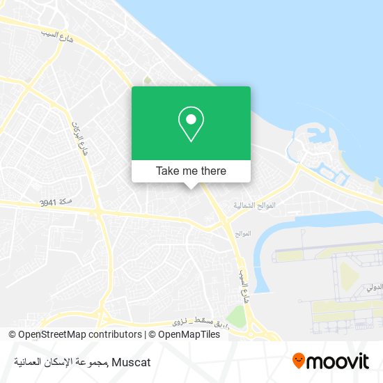 مجموعة الإسكان العمانية map