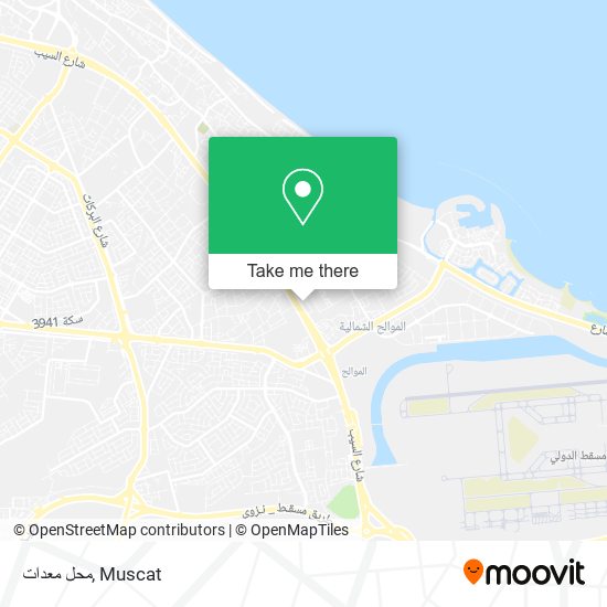 محل معدات map