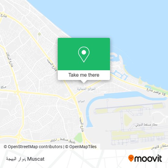 دوار البهجة map