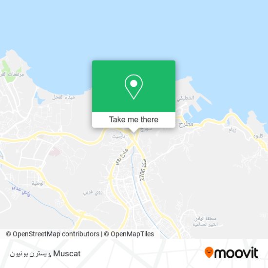 ويسترن يونيون map