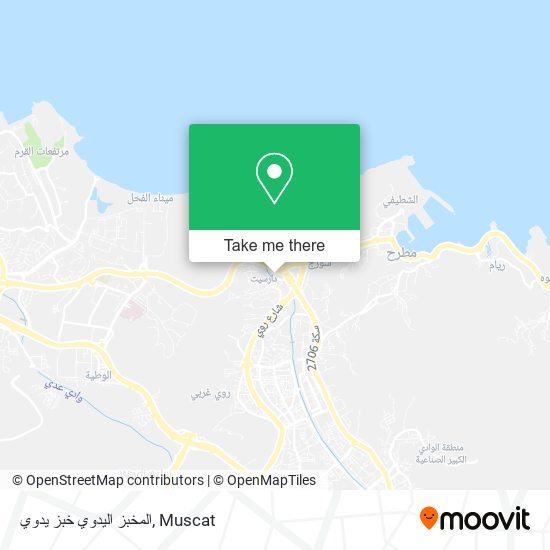 المخبز اليدوي خبز يدوي map