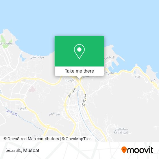 بنك مسقط map