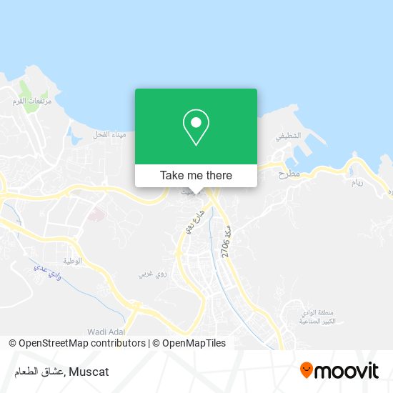 عشاق الطعام map