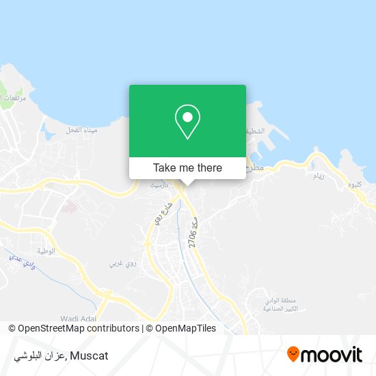 عزان البلوشي map