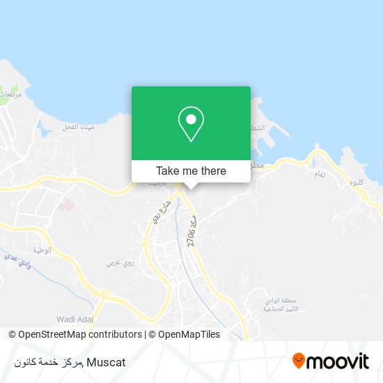 مركز خدمة كانون map