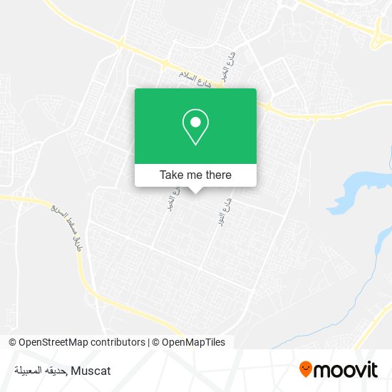حديقه المعبيلة map