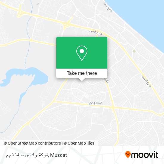 شركة برادايس مسقط ذ م م map
