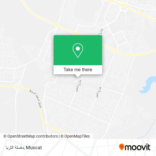 مغسلة الثريا map