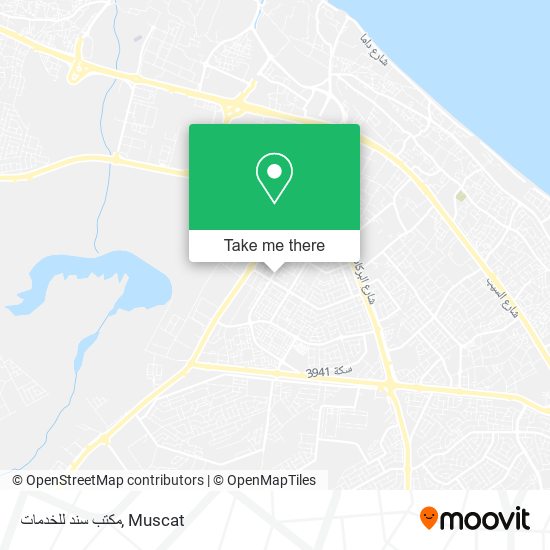 مكتب سند للخدمات map
