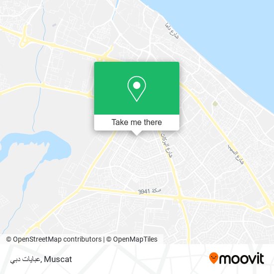عبايات دبي map