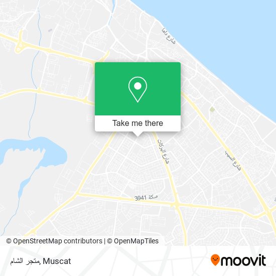متجر الشام map