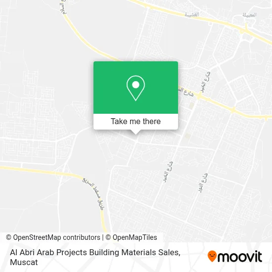 Al Abri Arab Projects Building Materials Sales map