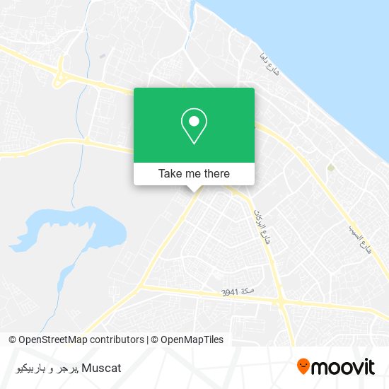 برجر و باربيكيو map