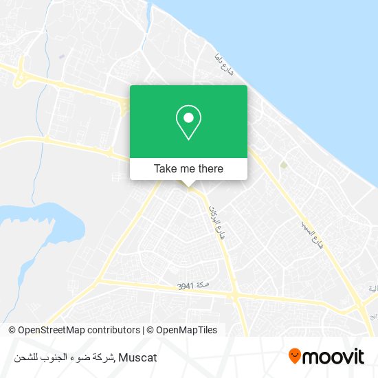 شركة ضوء الجنوب للشحن map