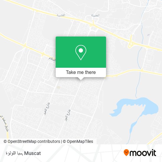 سبا اللؤلؤة map
