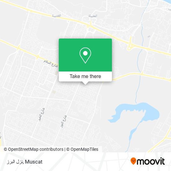نزل البرز map