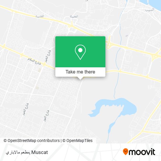 مطعم مالاباري map