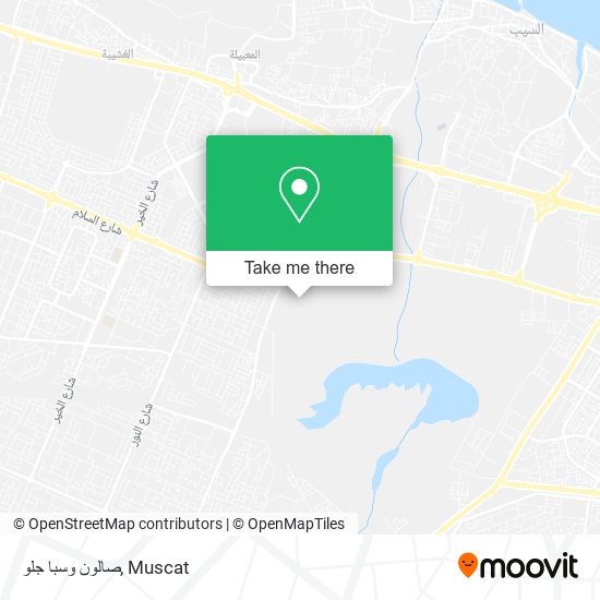 صالون وسبا جلو map