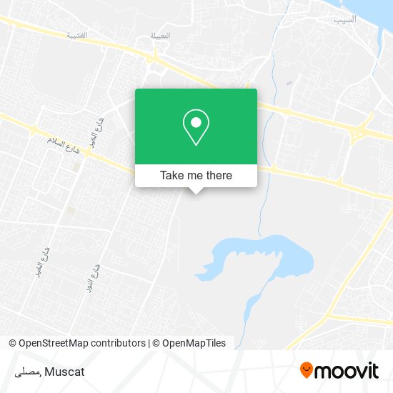مصلى map