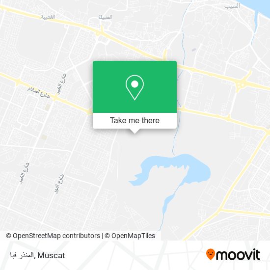 المنذر فبا map