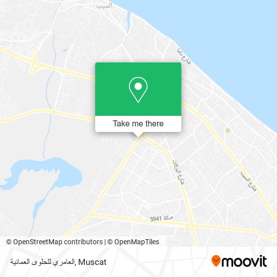 العامري للحلوى العمانية map