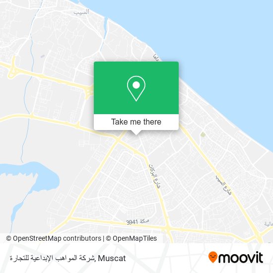 شركة المواهب الإبداعية للتجارة map