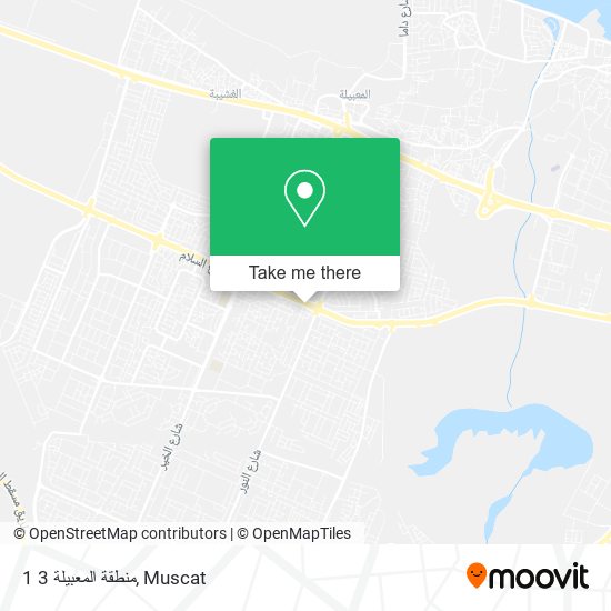 منطقة المعبيلة 3 1 map