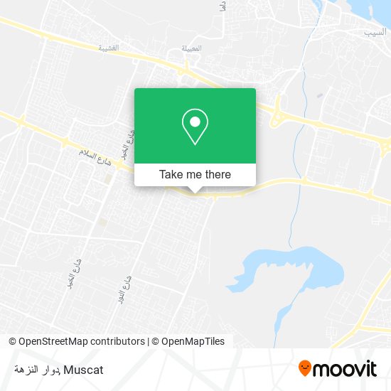 دوار النزهة map