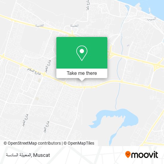 المعبيلة السادسة map