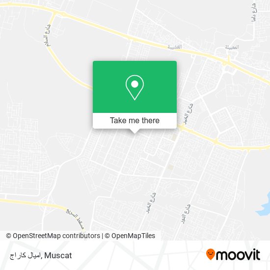 اميال كاراج map