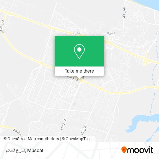شارع السلام map