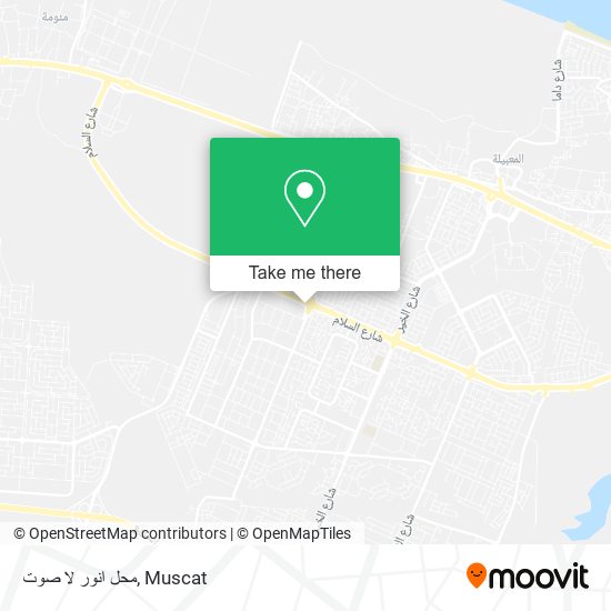 محل انور لا صوت map