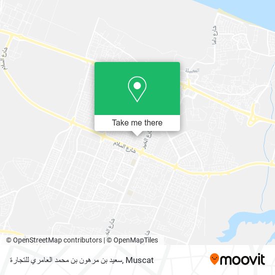 سعيد بن مرهون بن محمد العامري للتجارة map