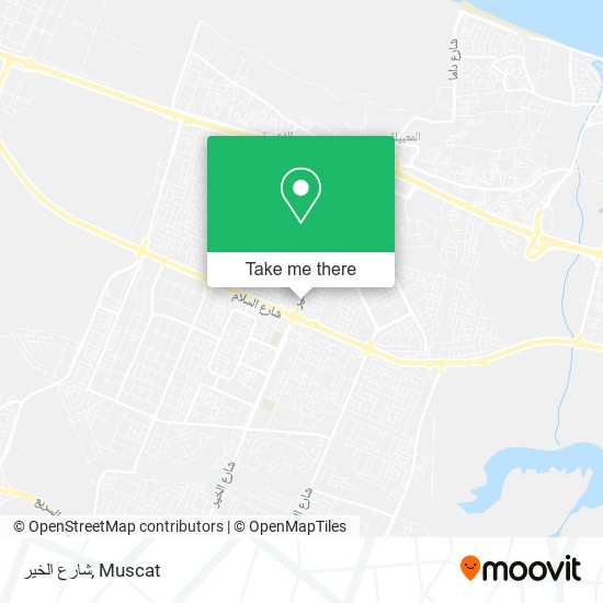شارع الخير map