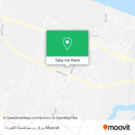 مركز م وسيم لصيانة الكهرباء map