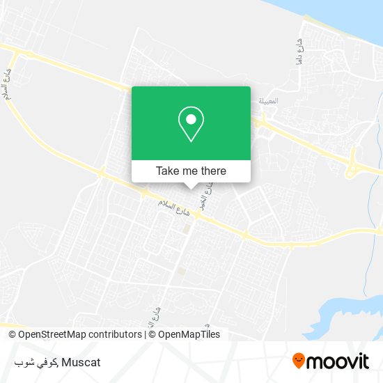 كوفي شوب map