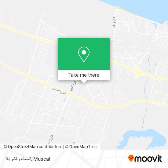 السمك والشواية map